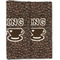 Coffee Addict Linen Placemat - Folded Half (double sided)