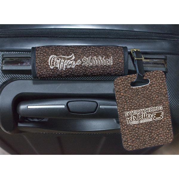 Coffee Addict 2 Luggage Wrap & Tag
