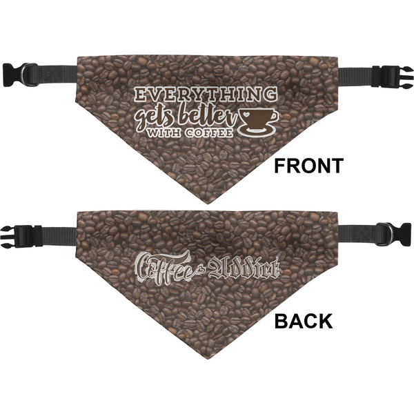 Coffee Addict Medium Dog Bandana Approval