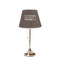 Coffee Addict Poly Film Empire Lampshade - On Stand