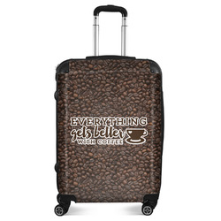 Coffee Addict Suitcase - 24" Medium - Checked