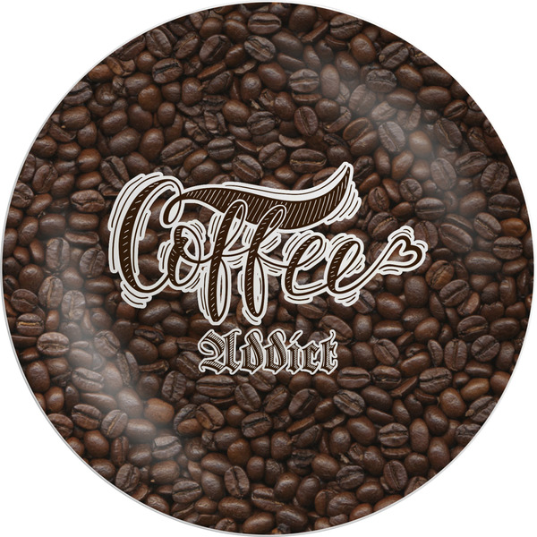 Custom Coffee Addict Melamine Plate (Personalized)