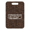Coffee Addict Metal Luggage Tag - Front Without Strap