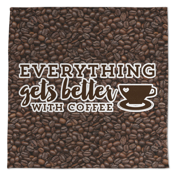 Custom Coffee Addict Microfiber Dish Towel