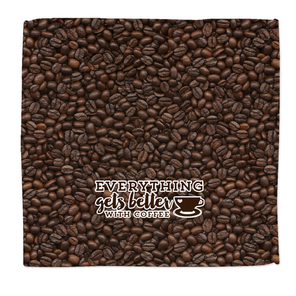Custom Coffee Addict Microfiber Dish Rag