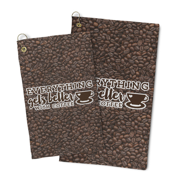 Coffee Addict Microfiber Golf Towel - PARENT/MAIN