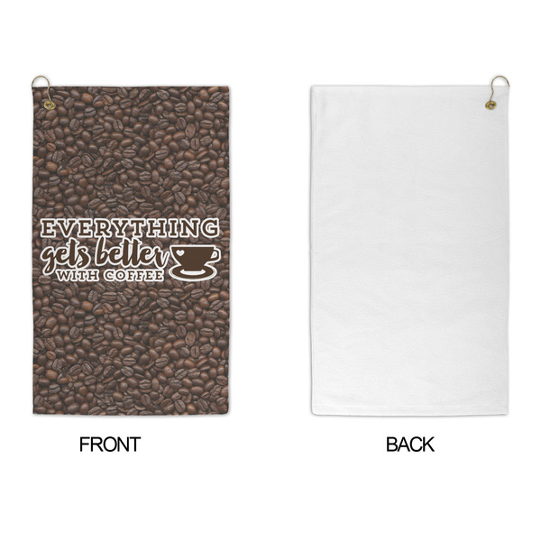 Coffee Addict Microfiber Golf Towels - APPROVAL