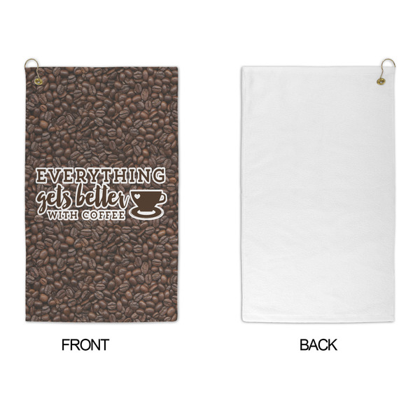 Coffee Addict Microfiber Golf Towels - APPROVAL