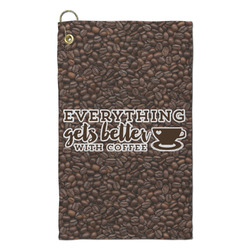 Coffee Addict Microfiber Golf Towel - Small
