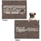 Coffee Addict 2 Microfleece Dog Blanket - Regular - Front & Back