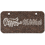 Coffee Addict Mini/Bicycle License Plate (2 Holes)