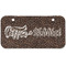 Coffee Addict Mini/Bicycle License Plate (2 Holes)