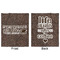 Coffee Addict Minky Blanket - 50"x60" - Double Sided - Front & Back