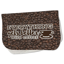 Coffee Addict Burp Cloth - Fleece