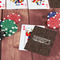 Coffee Addict On Table with Poker Chips
