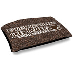 Coffee Addict Outdoor Dog Bed - Large