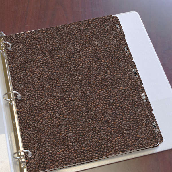 Coffee Addict Page Dividers - Set of 5 - In Context