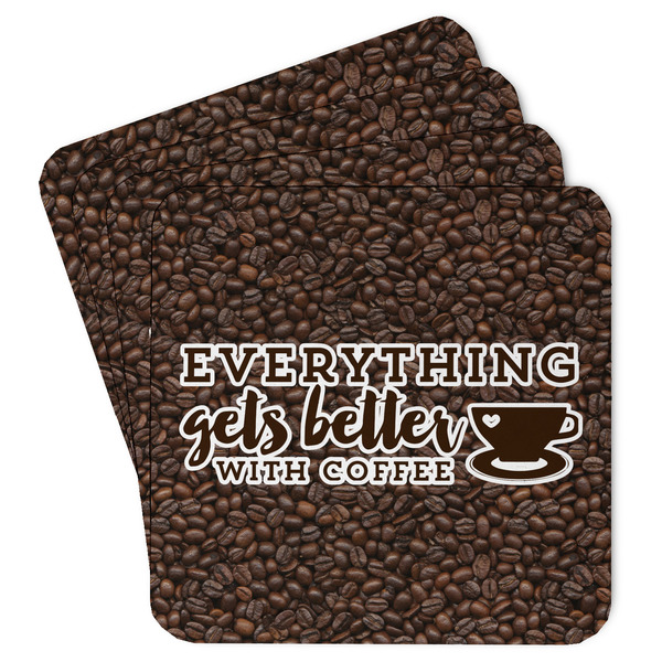 Custom Coffee Addict Paper Coasters