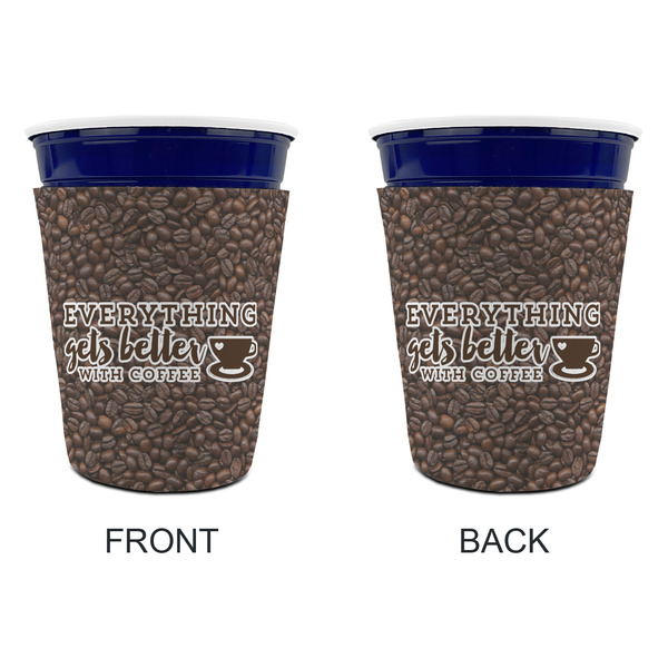 Coffee Addict Party Cup Sleeves - without bottom - Approval