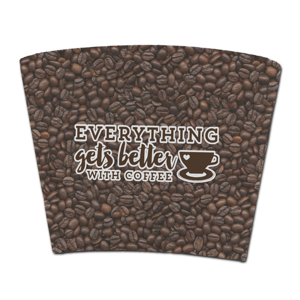 Custom Coffee Addict Party Cup Sleeve - without bottom