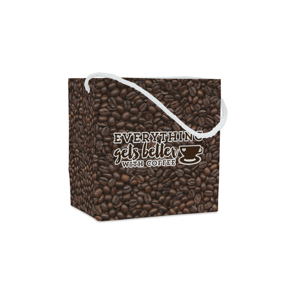 Custom Coffee Addict Party Favor Gift Bags - Gloss