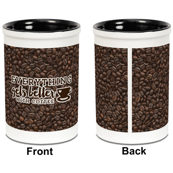 Coffee Addict Pencil Holder - Black - approval