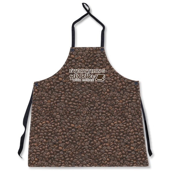 Custom Coffee Addict Apron Without Pockets