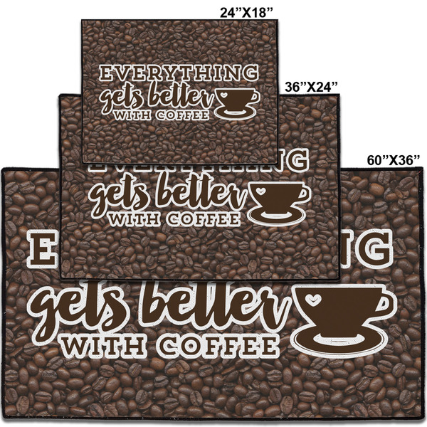 Coffee Addict Personalized Door Mat - Group Parent IMF
