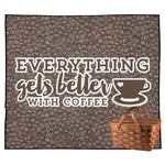 Coffee Addict Outdoor Picnic Blanket