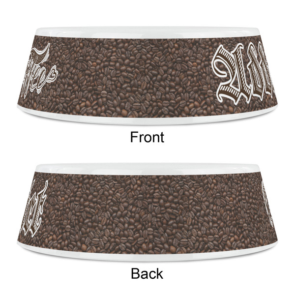 Coffee Addict Plastic Pet Bowls - Small - APPROVAL