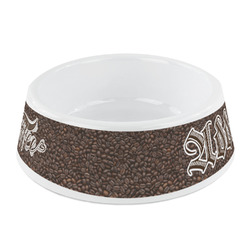 Coffee Addict Plastic Dog Bowl - Small