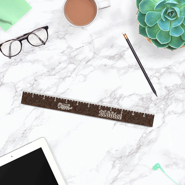 Coffee Addict Plastic Ruler - 12" - LIFESTYLE