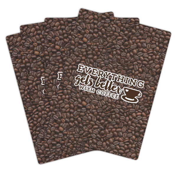 Coffee Addict Playing Cards - Hand Back View