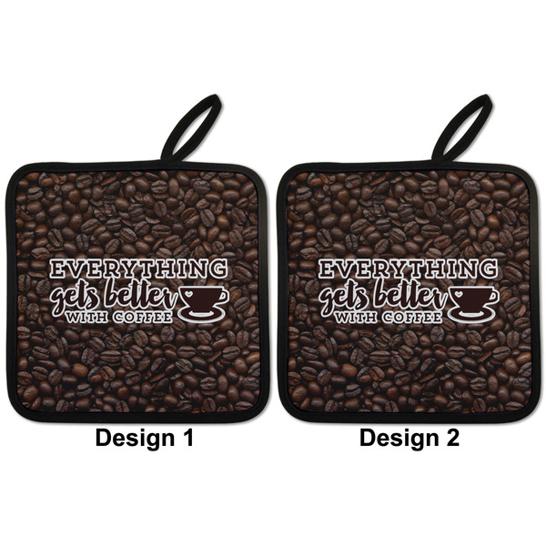 Coffee Addict Pot Holders - Set of 2 APPROVAL