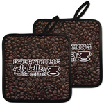 Coffee Addict Pot Holders - Set of 2