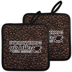 Coffee Addict Pot Holders - Set of 2
