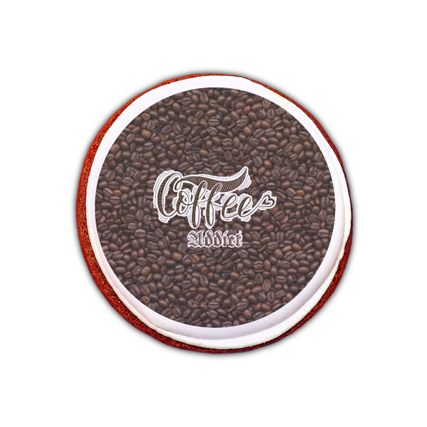 Coffee Addict Printed Icing Circle - XSmall - On Cookie