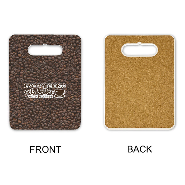 Coffee Addict Rectangle Trivet with Handle - APPROVAL