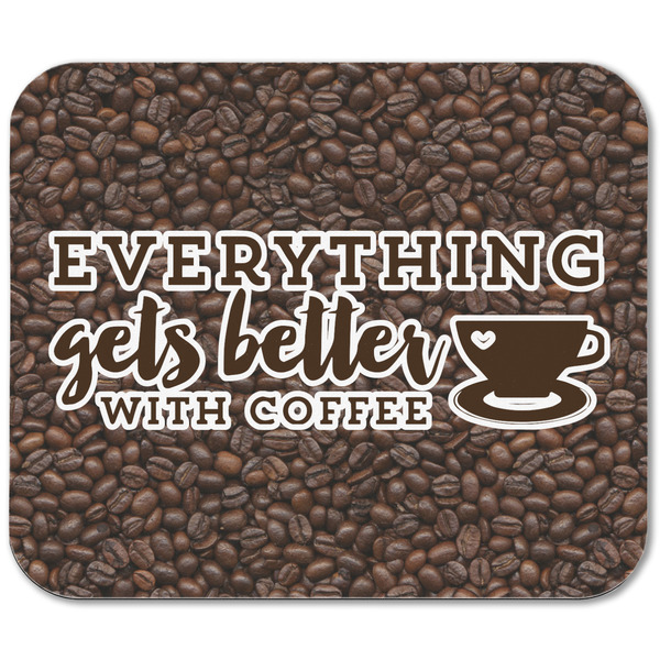 Coffee Addict Rectangular Mouse Pad - APPROVAL
