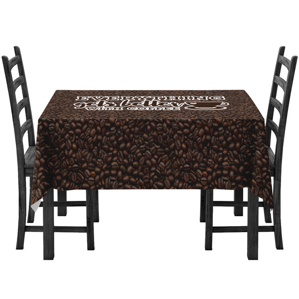 Custom Coffee Addict Tablecloth