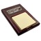 Coffee Addict Red Mahogany Sticky Note Holder - Angle