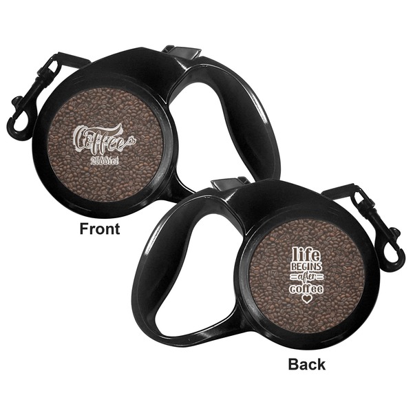 Coffee Addict Retractable Dog Leash - Medium Large - Apvl