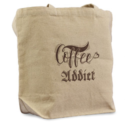 Coffee Addict Reusable Cotton Grocery Bag - Single