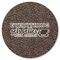 Coffee Addict Round Rubber Backed Coaster