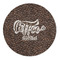 Coffee Addict 5' Round Indoor Area Rug