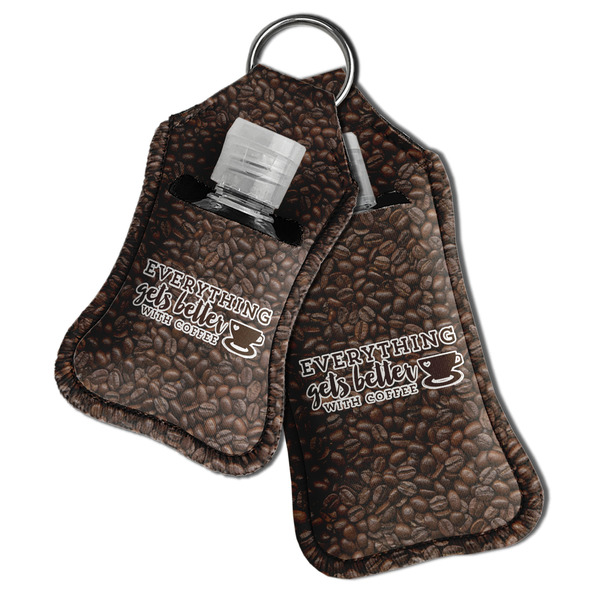 Coffee Addict Sanitizer Holder Keychain - Both in Case (PARENT)