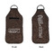Coffee Addict Sanitizer Holder Keychain - Large APPROVAL (Flat)