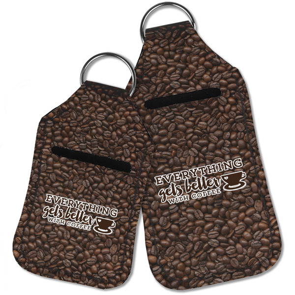 Coffee Addict Sanitizer Holder Keychain - Parent Main