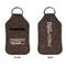 Coffee Addict Sanitizer Holder Keychain - Small APPROVAL (Flat)