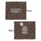 Coffee Addict Security Blanket - Front & Back View